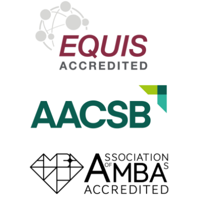 Logos of triple crown accreditation