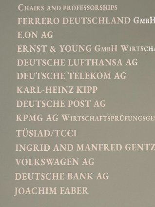 A list of our current supporting companies.